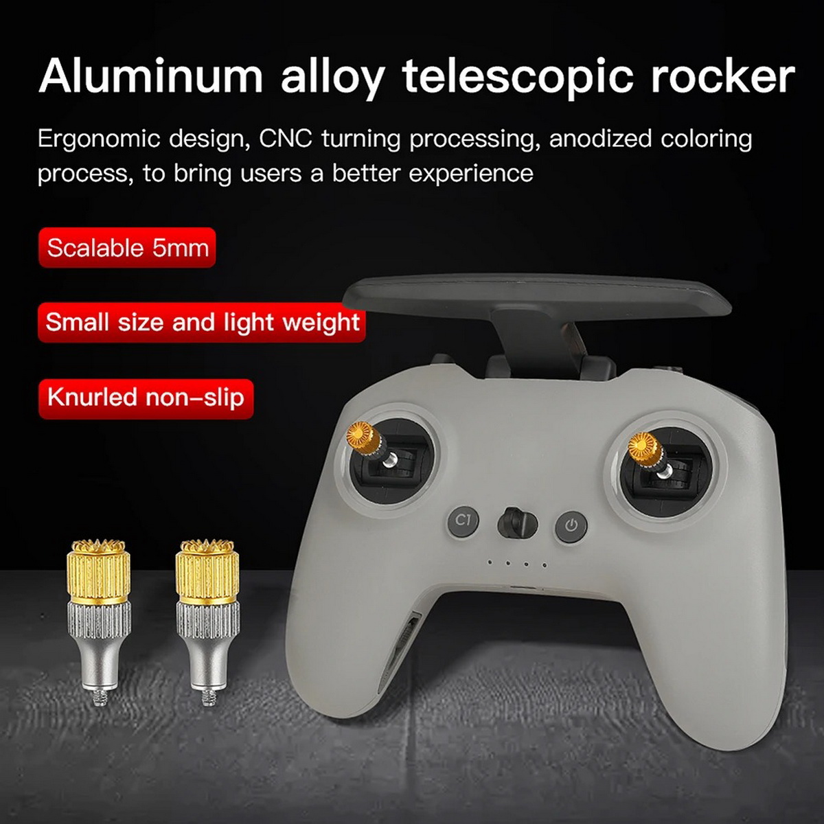 2PCS FPV Remote Controller Rad - огляд і ціна Drone Control Stick
