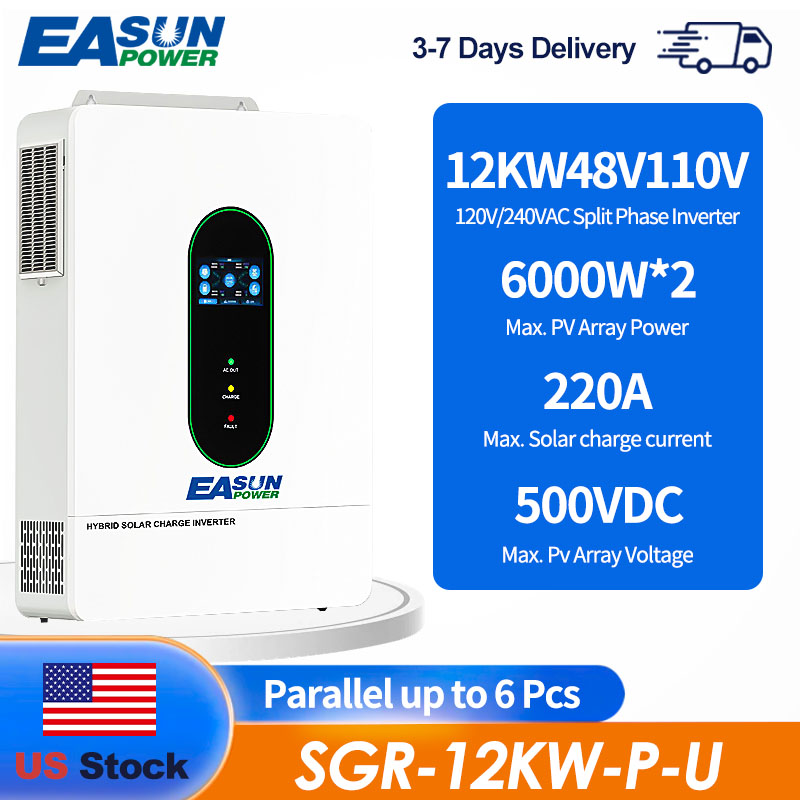 EASUN US 12KW 12000W Split Pha - огляд і ціна Drone Solar Charger